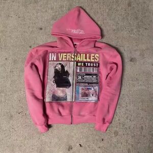 Bubblegum Pink Graphic Print Coat